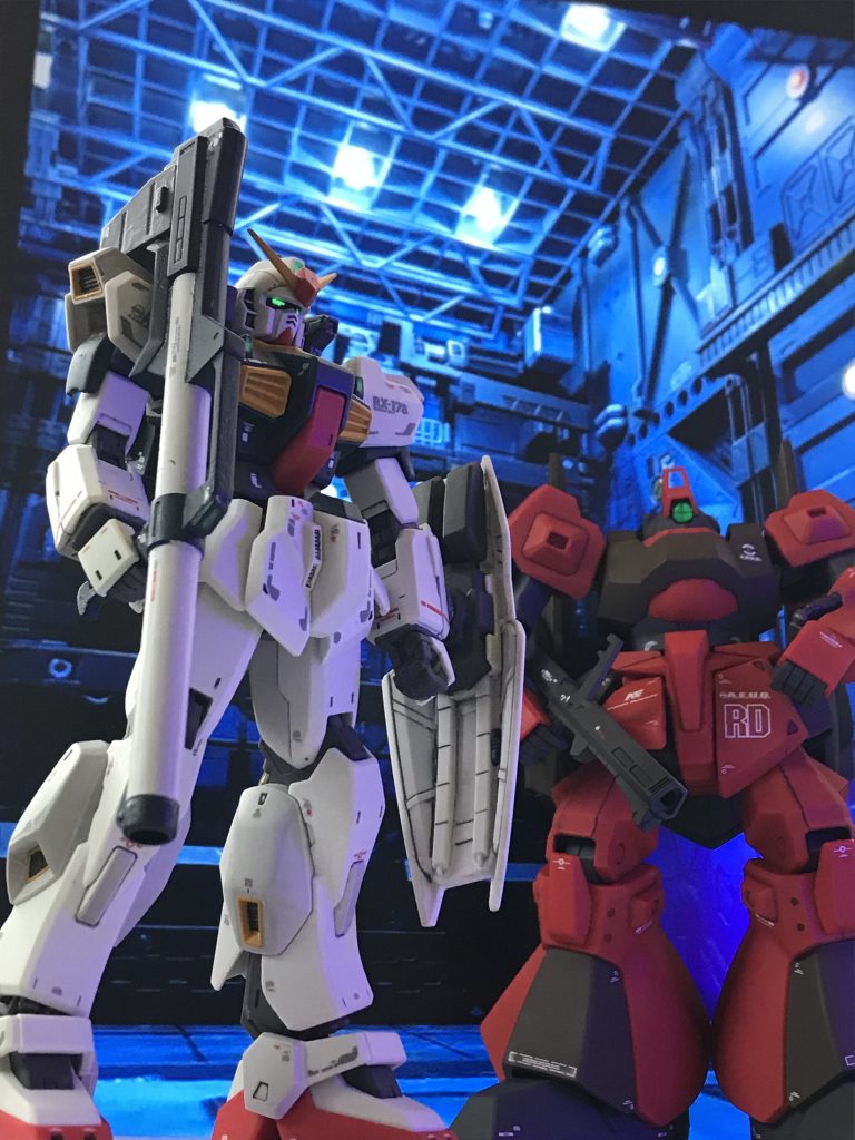 マークⅡとデッキ内で・・・。