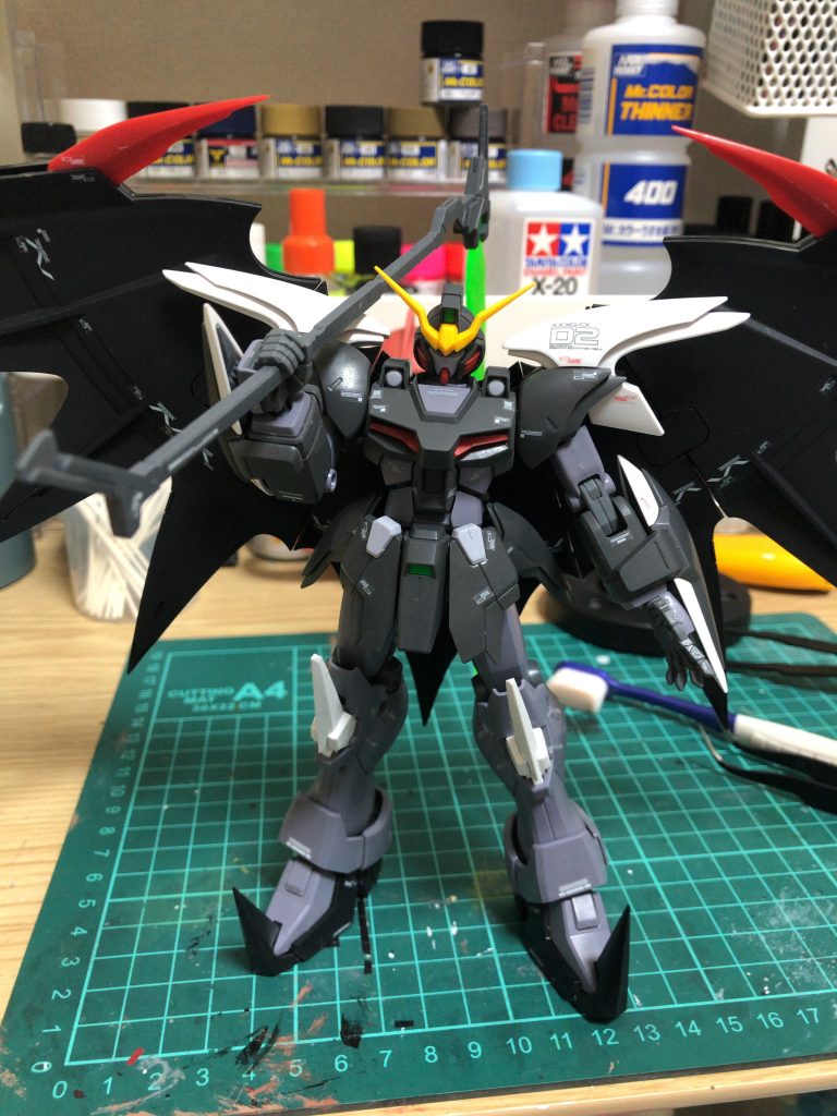 マーキングシールは余白部分がどうしても目立ってしまい水転写シールが欲しいです。次回はRGシリーズをUPして行こうと思いますのでよろしくお願いします。