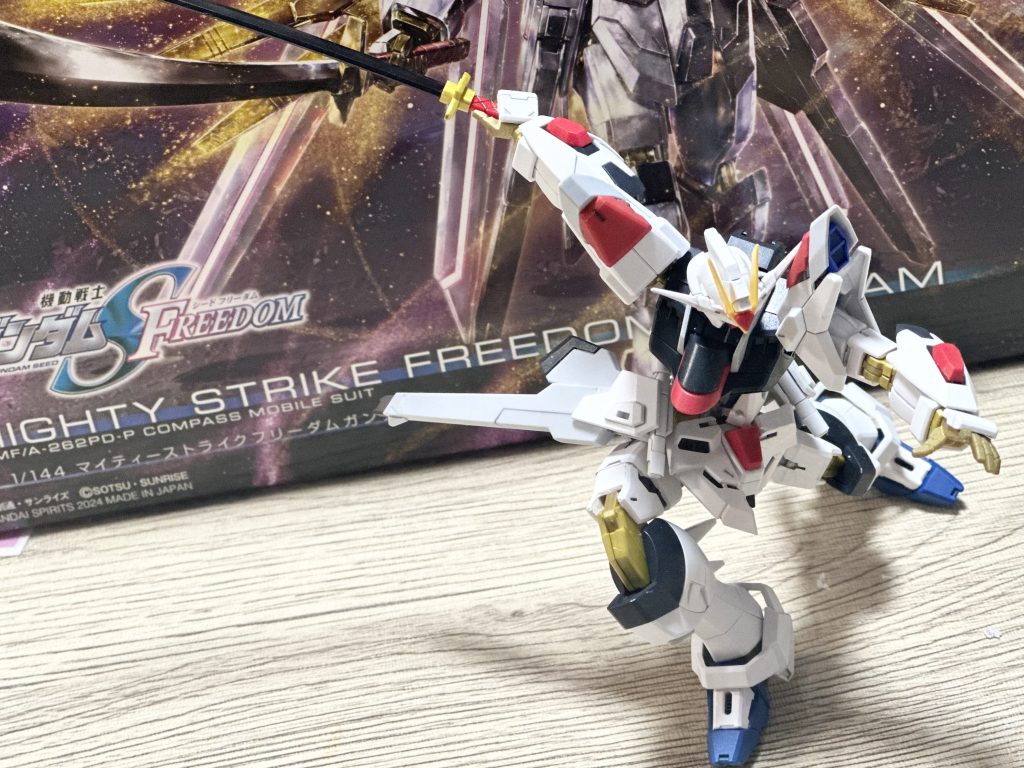 SEEDアクションシステム最高‼︎今後のHGのスタンダードにしてほしいな♪あと穴なし握り手もオナシャス😭