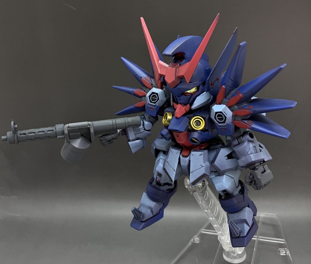 武装はヒートロッドとマシンガンしか作っていません。GジェネFではヒートロッドしか使える武器がなくて苦労させられました。