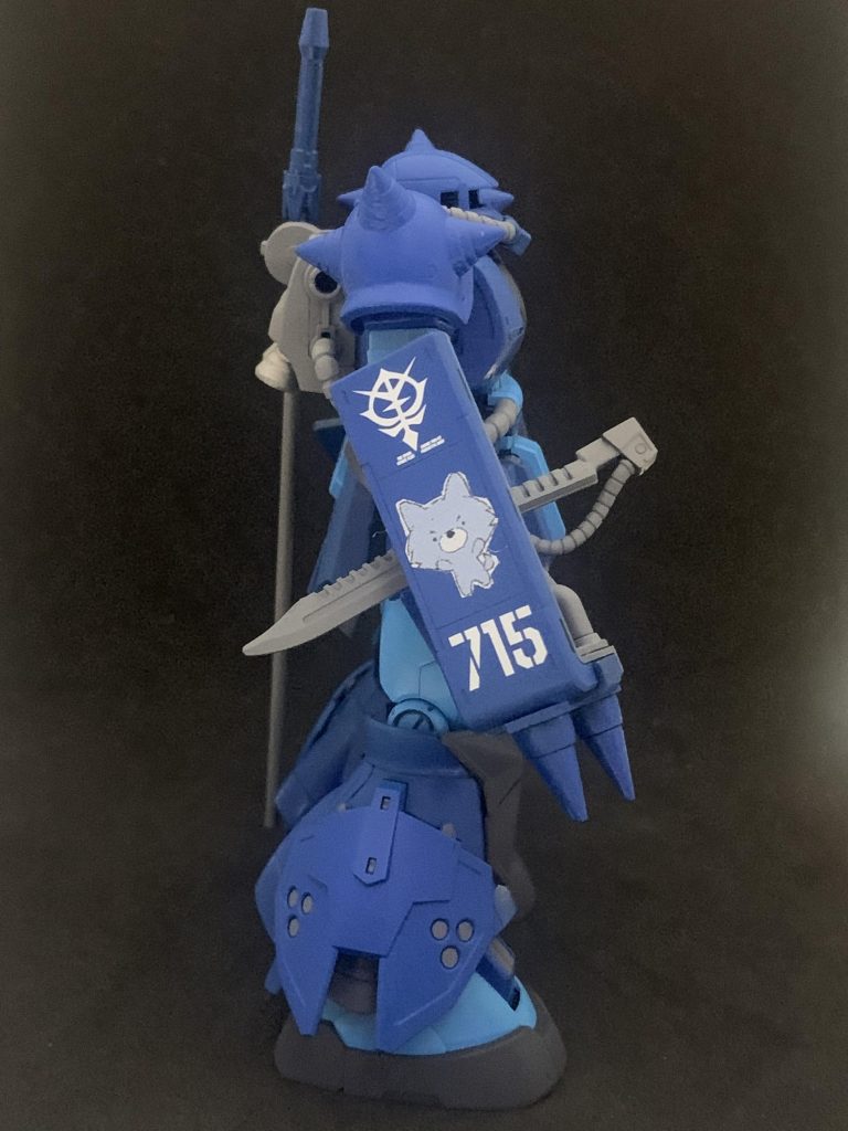 デカールはガンダムデカール、GMフォントデカール、A-oneのデカールシートで作成したものになります。