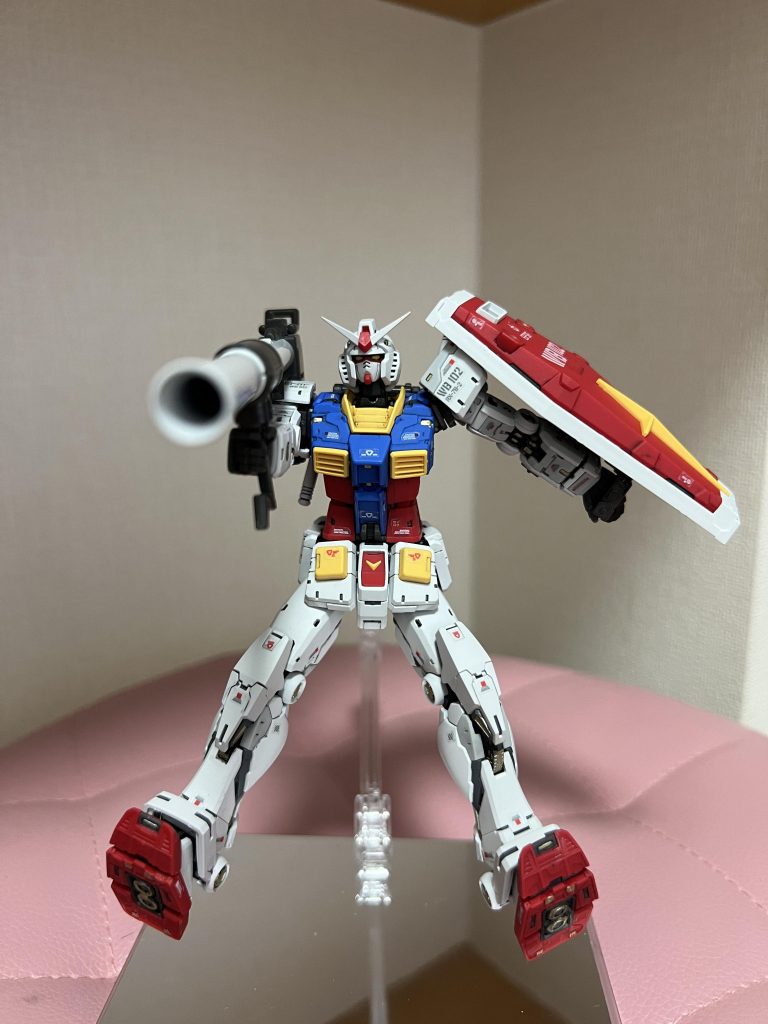 後ろに下がりながらのズドーン