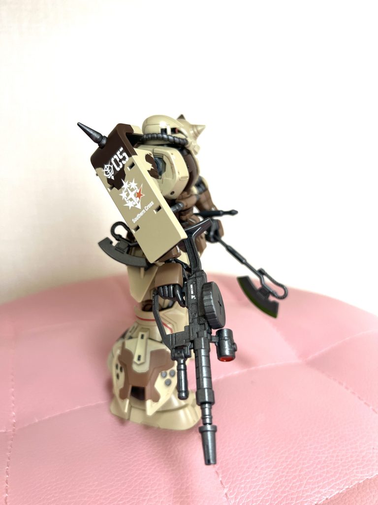 サザンクロスのデカールいい感じ。あっさり全滅しちゃいましたね。勿体無い。ダナンの顔のタトゥーもデカールにして欲しかったです。