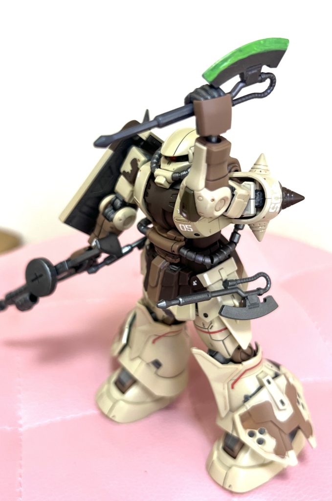 ヒートホークは蛍光イエローですが写真だと黄緑ですね。