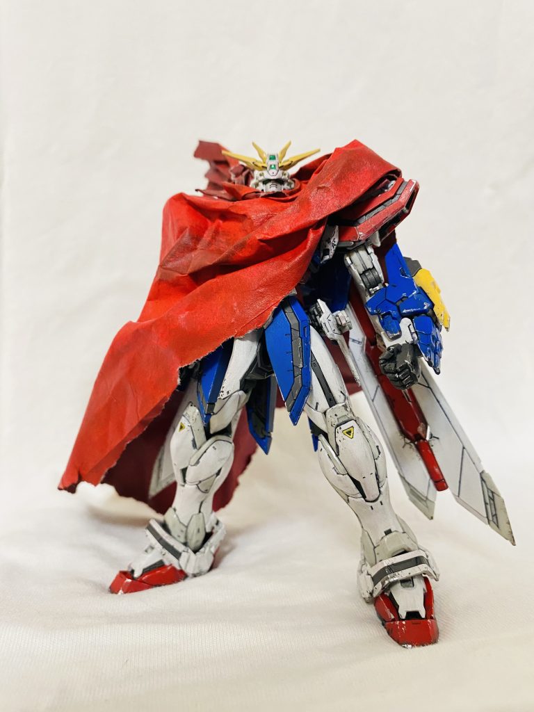 マントは、tamanaさんの作例に刺激を受けて、タママントの作り方で制作しています。