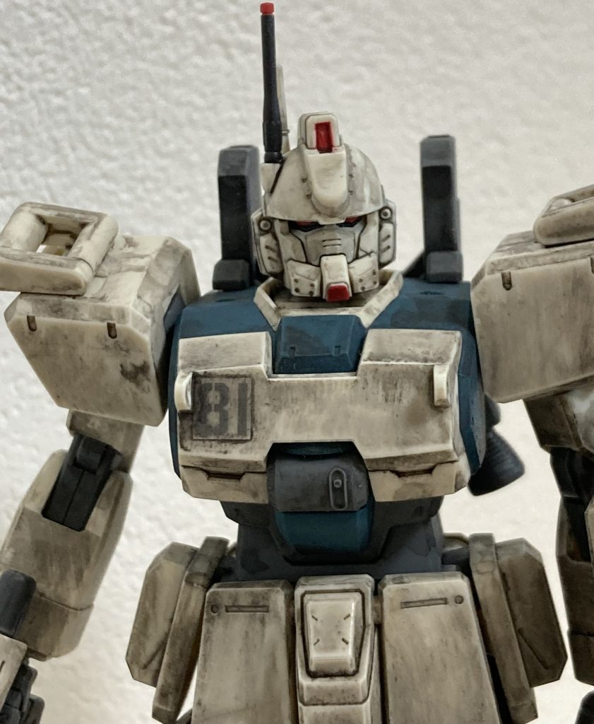 リサイクルショップで買ったのでマーキングシール貼られたまま汚したのでシールのフチが…剥がしてデカールにした方が良かったかなー