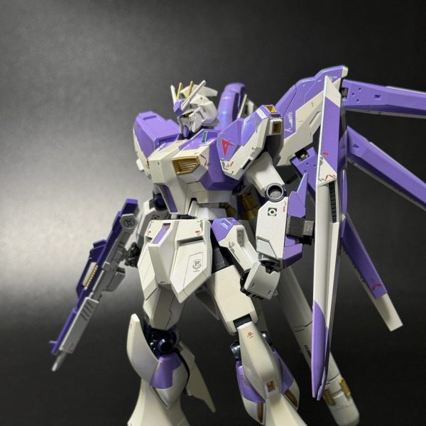 HG クスィーガンダム+MG Hi-νダンダム ミキシング ガンプラ EG Hi-νガンダム（ミキシング）｜秋風邪さんのガンプラ作品