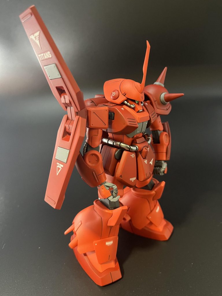 オレンジの調色がいい具合に出来て満足。画像では上手く伝わらない、、、