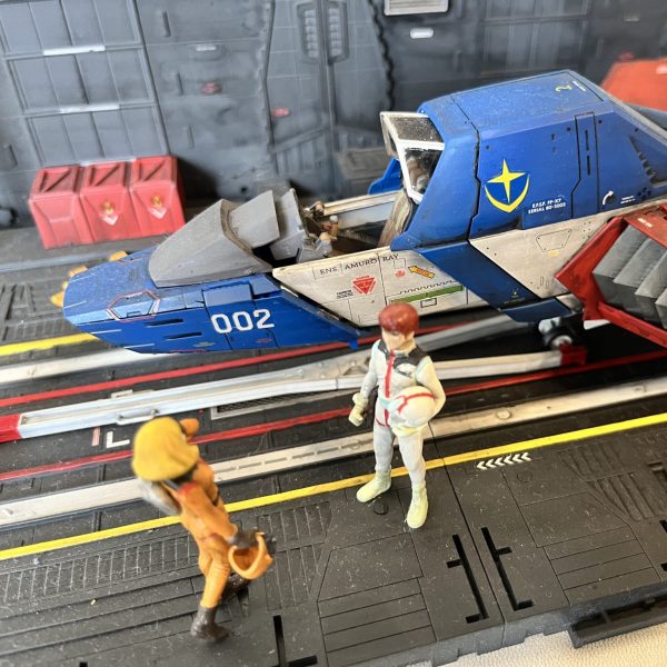 1/35コアファイター格納庫風ジオラマ(過去作品)