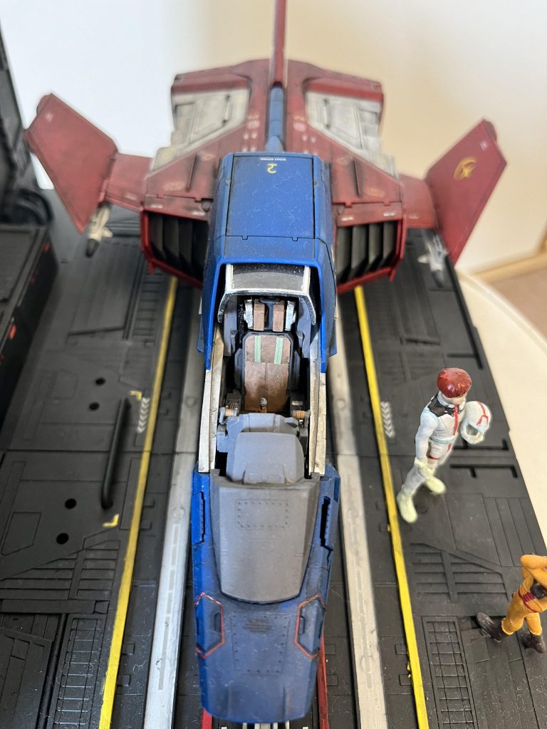 1/35コアファイター格納庫風ジオラマ(過去作品)–4枚目/制作者：たかくん