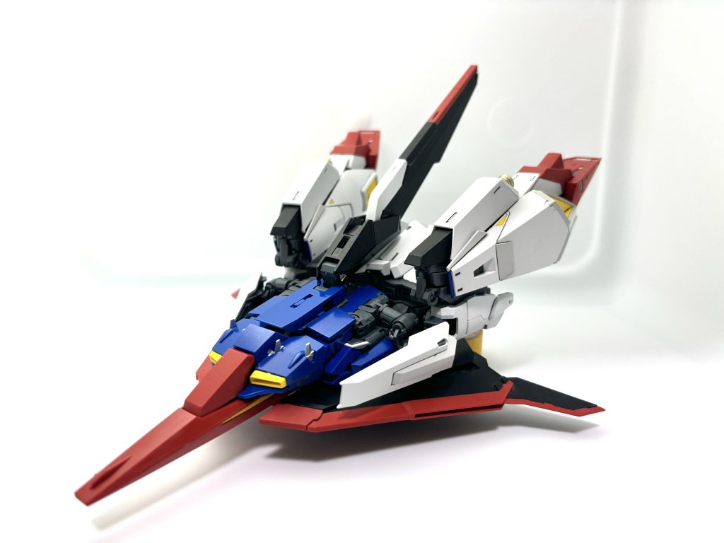 デカール前にWR形態にしました。この形態もカッコいい!! 剥がれが怖くて一回のみの変形です。