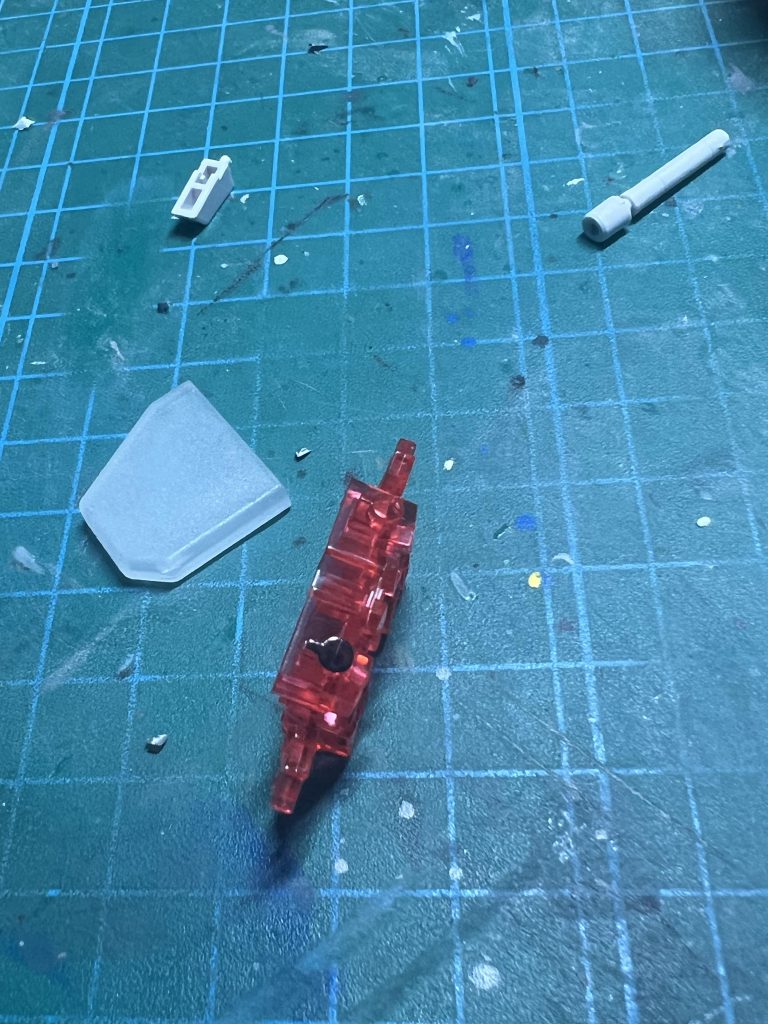 フィンファンネル用ラックの取り付け加工前