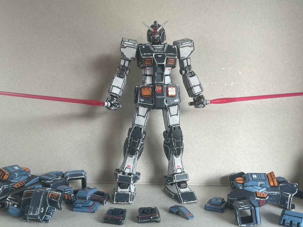 HGフルアーマーガンダム(なんちゃってイラスト風味)–7枚目/制作者:JINYOMO