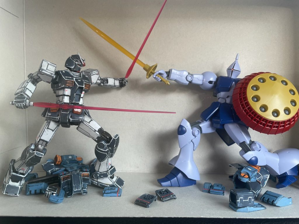 アーマーパージからの〜ビームサーベル二刀流‼️