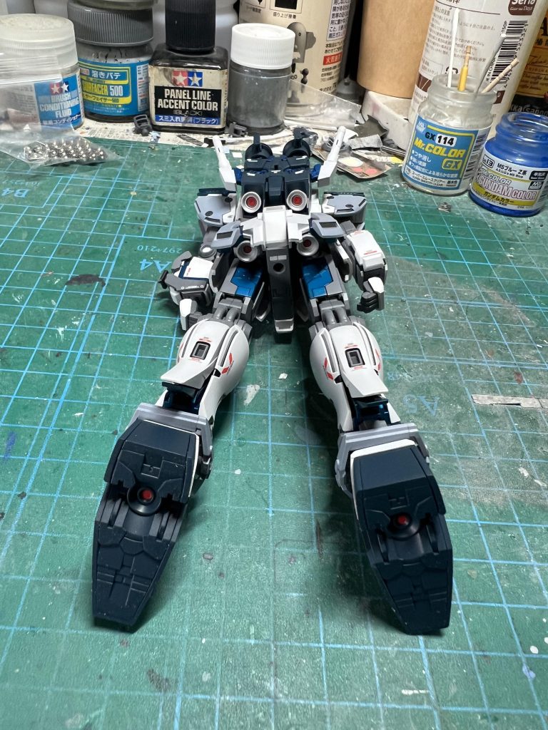 バーニア内部はレッドで塗り分けしました