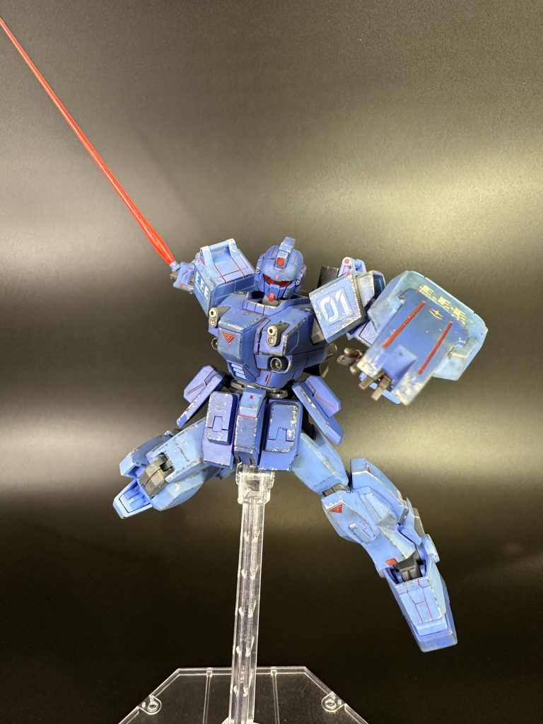 【HG】RX-79BD-1 ブルーディスティニー1号機【簡単フィニッシュ　ウェザリング】–7枚目/制作者：O846