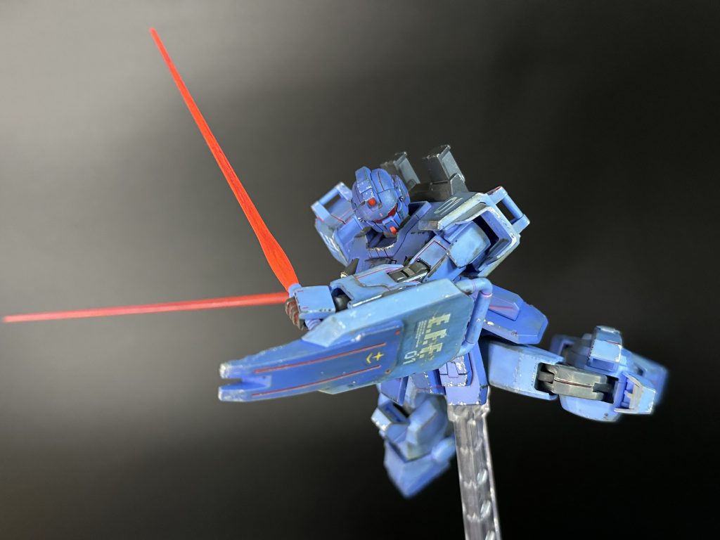 【HG】RX-79BD-1 ブルーディスティニー1号機【簡単フィニッシュ　ウェザリング】–6枚目/制作者：O846