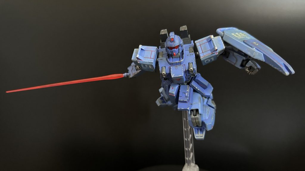 【HG】RX-79BD-1 ブルーディスティニー1号機【簡単フィニッシュ　ウェザリング】–5枚目/制作者：O846