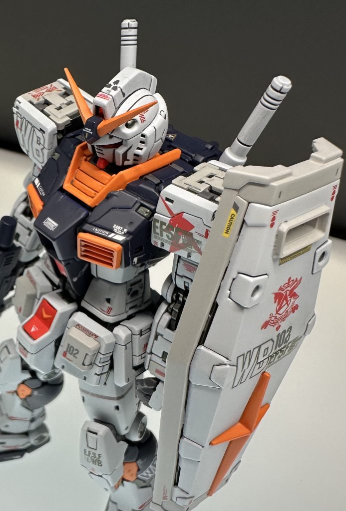 左肩とシールドのデカールが一押しポイント