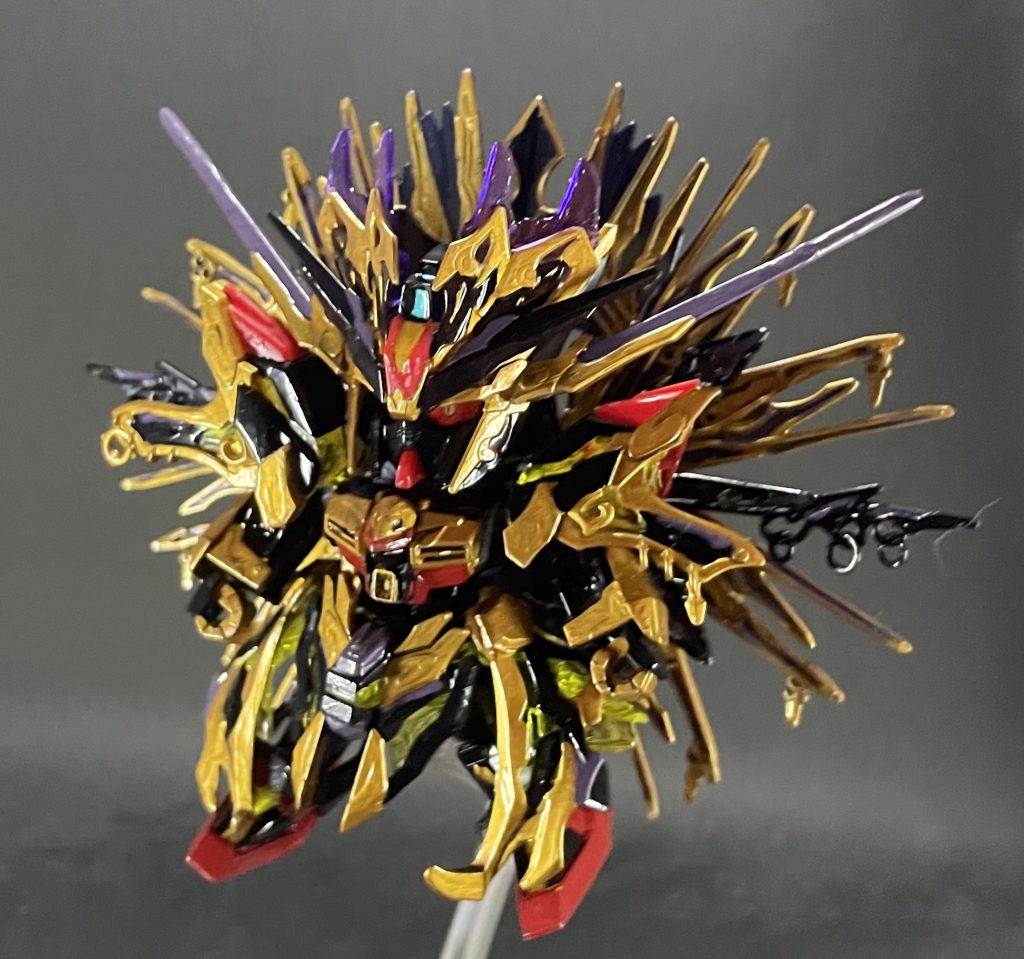 塗り分けがかなり大変なキットですが、ちまちま筆塗りで塗り分けました😆