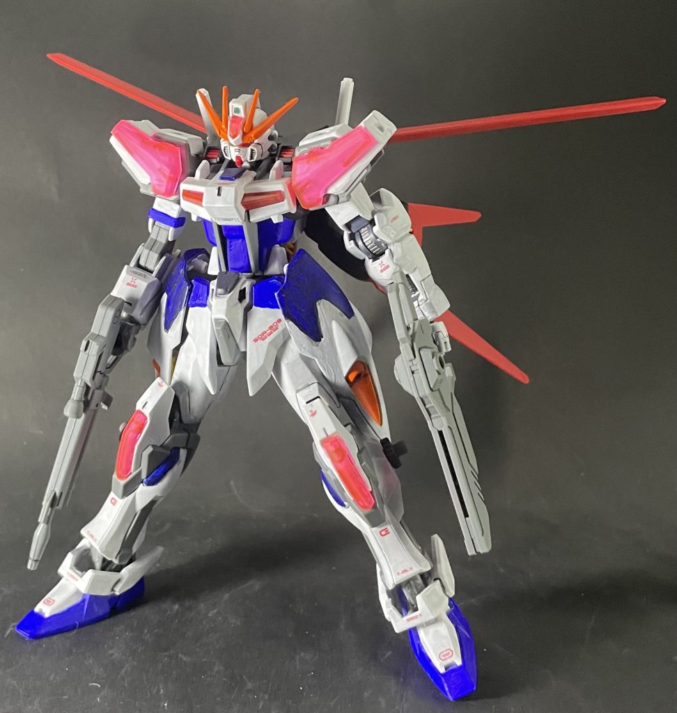 わかりにくいですが、右腕がビルドストライクエクシードギャラクシー、左腕がキマリスヴィダールになっています🎵