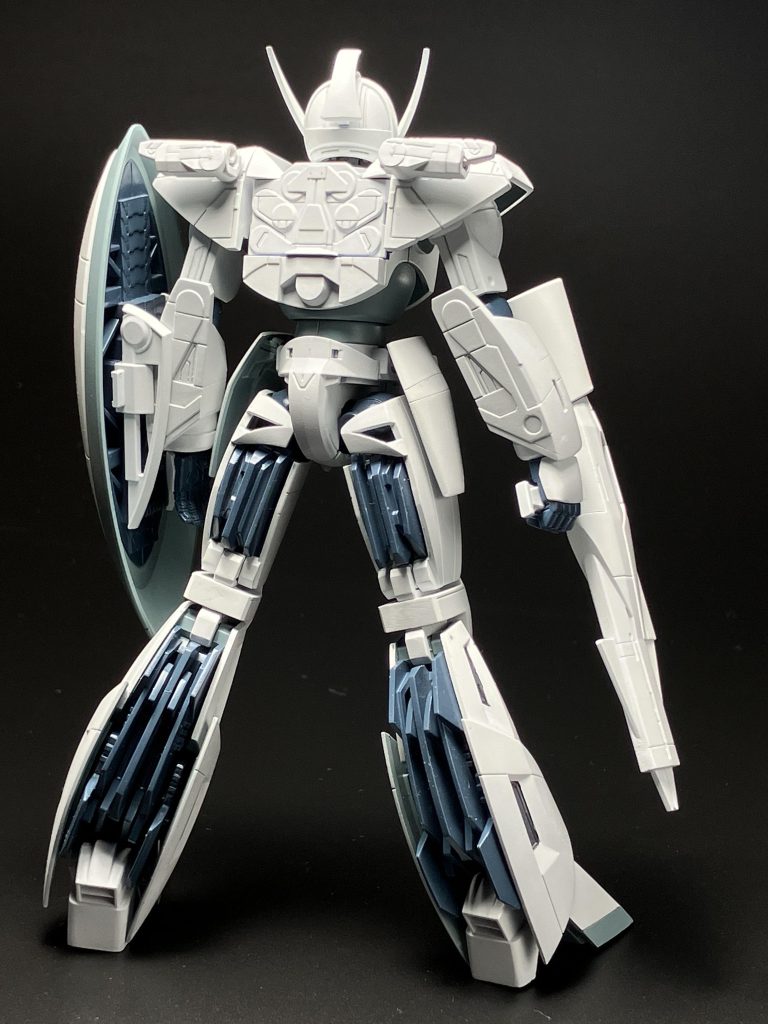 塗装は昔のSF映画を参考に、レトロフューチャーっぽいイメージで。