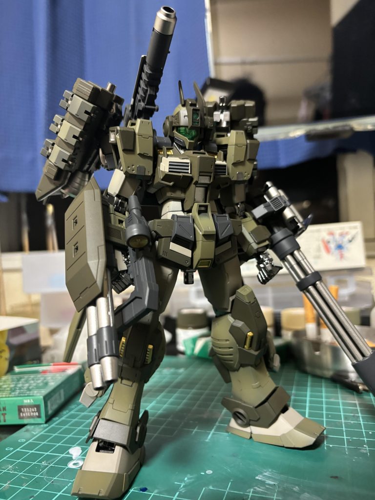 塗装完了後デカール、クリア前