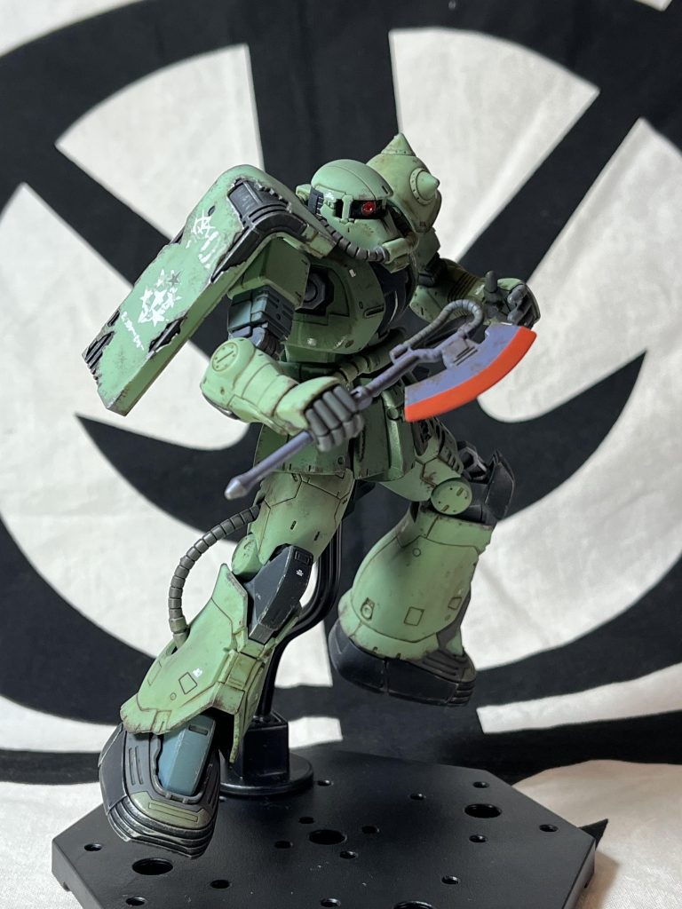 HG ドアン ザク 完成–2枚目/制作者：Yuu0303