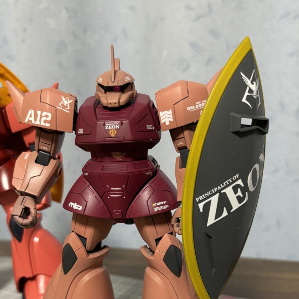 のび太丸　MGシャア専用ゲルググキャンディー塗装済み完成品 ガンプラ全塗装】MG GELGOOG CHAR'S CUSTOM Ver.2.0（MG シャア