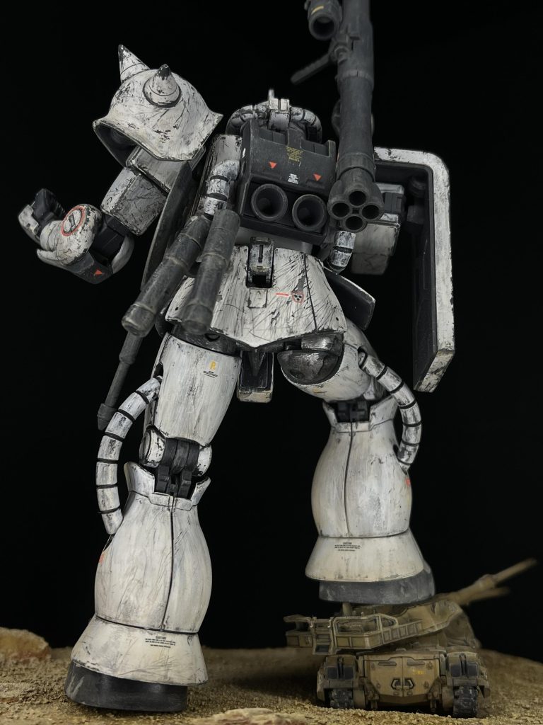 ホワイトオーガーと61式戦車（ビネット風）–6枚目/制作者：陸ガメのリク