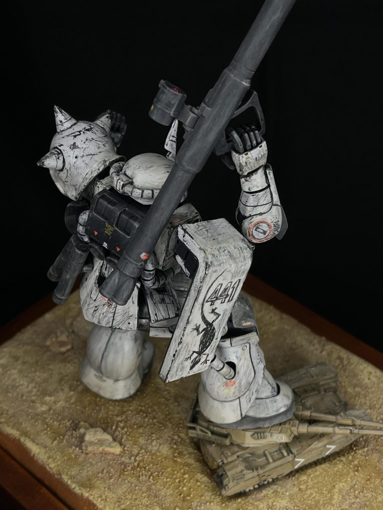 ホワイトオーガーと61式戦車（ビネット風）–7枚目/制作者：陸ガメのリク