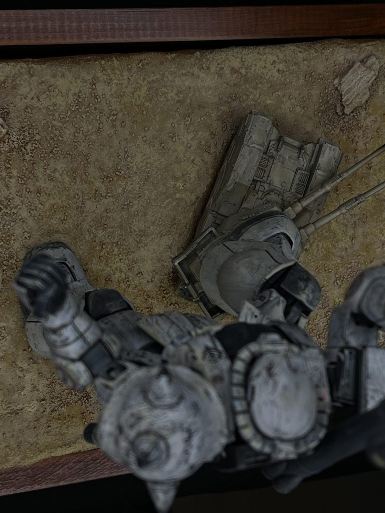 ザクから見下ろした戦車