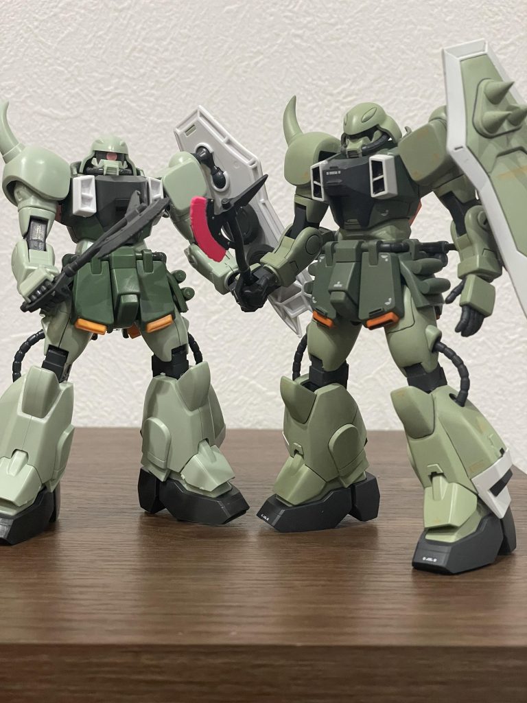 息子の素組みと