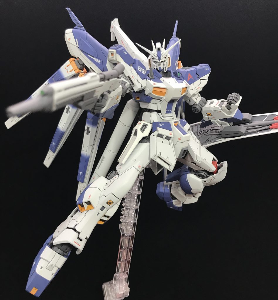 RG Hi-νガンダム／HWS装備–3枚目/制作者：@ykobari0426