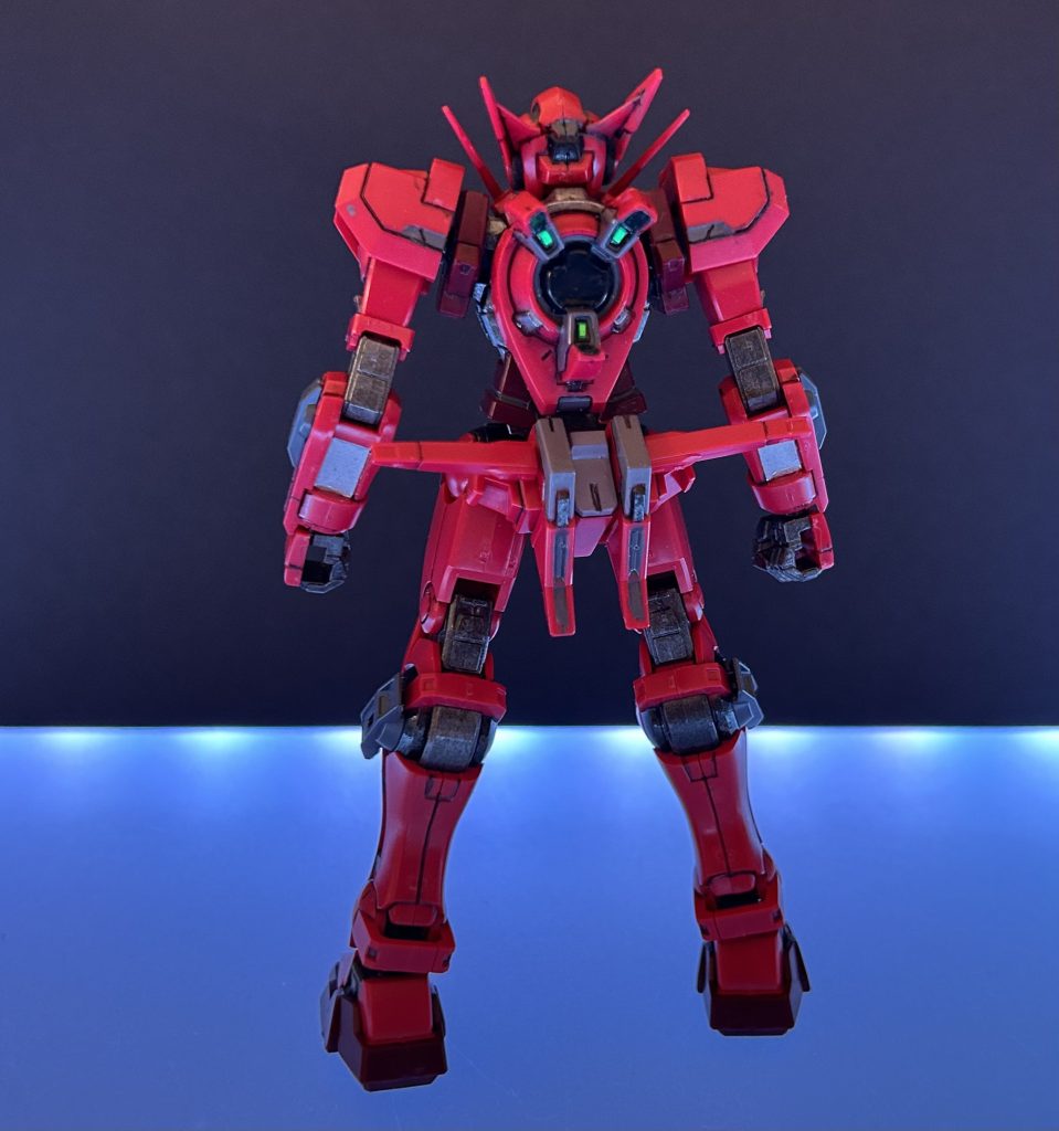 スラスターは3Dメタリックシールを切り貼りしました。