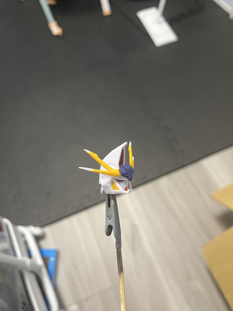 アンテナ延長とサイド部分を下に1mmほど延長しました