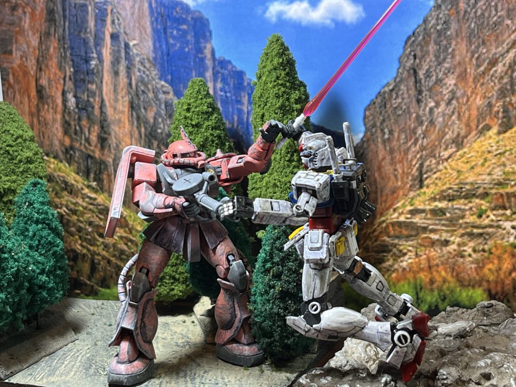 まてアムロッシャアッ以下、制作工程