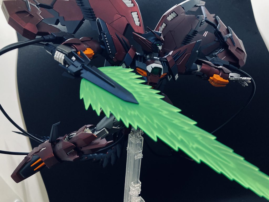 光の当たり方で結構色変わって面白い仕上がりになりました!