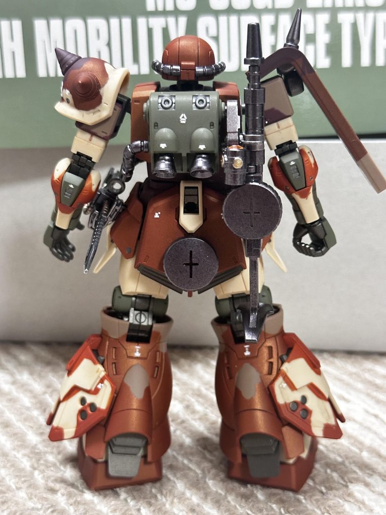 初めてのマスキング塗装！ 高機動型ザク 地上用 サンホ機–4枚目/制作者：minacoroc-k