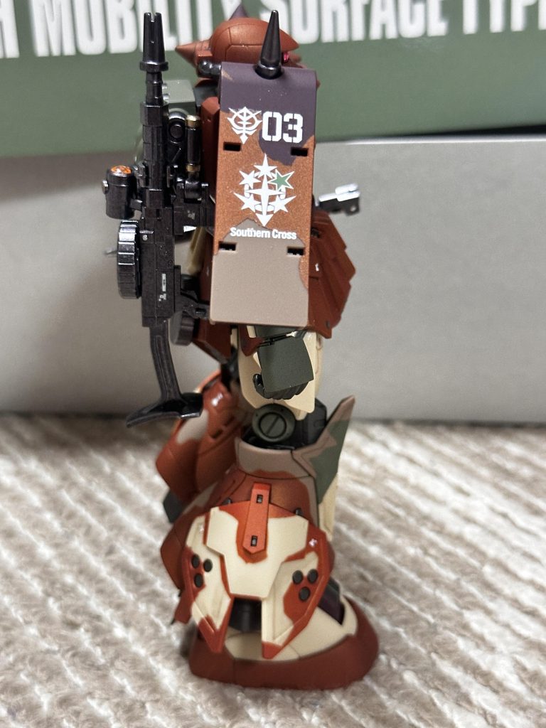 初めてのマスキング塗装！ 高機動型ザク 地上用 サンホ機–5枚目/制作者：minacoroc-k