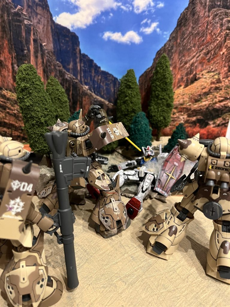 オマケ2ガンダムがやられてると絵になるみてくれてありがとうございます。