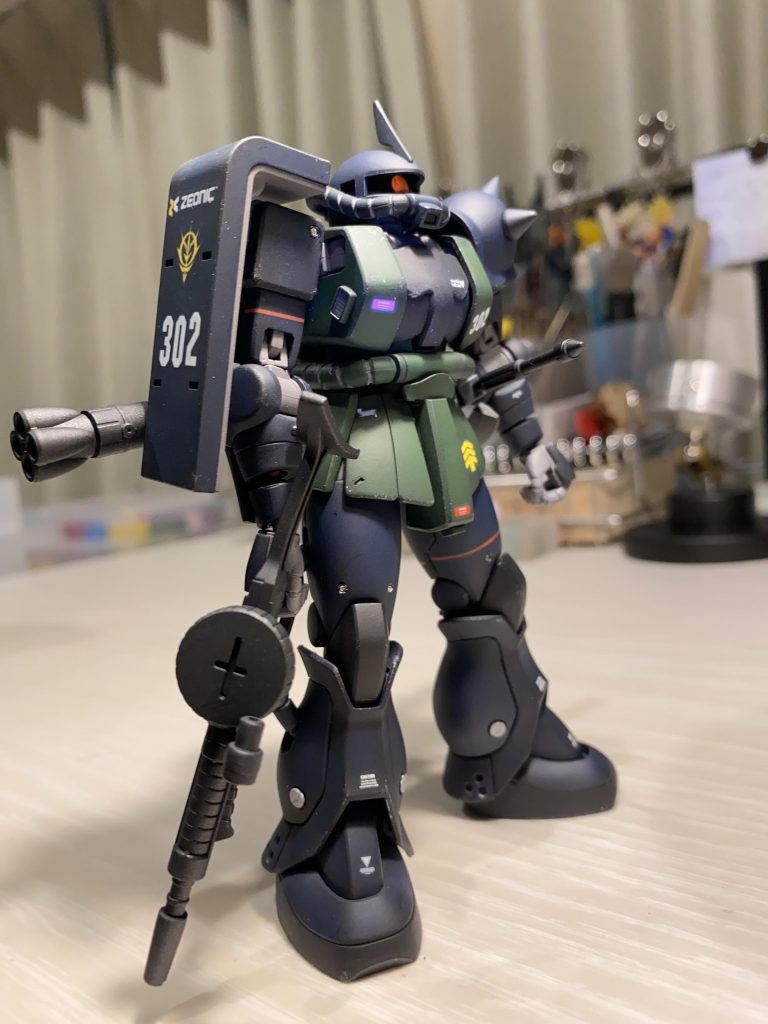 腕の合わせ目だけ処理したい感じのキットでした🐤