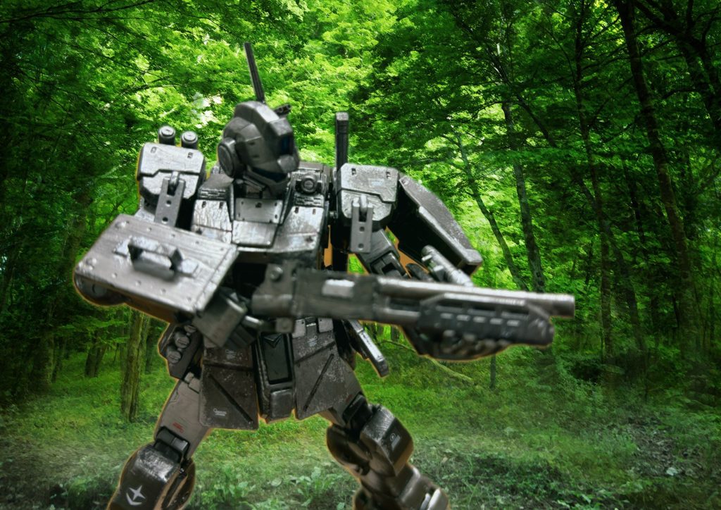 ショットガン!鹵獲したジオンのグフハンターの物をベースに作られた連邦製のショットガン!部位破壊に持ってこい!バックパック側面にマウント可能!