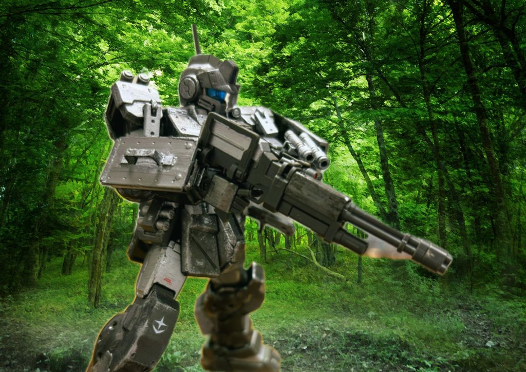 ミニガン!弾幕が凄まじい実弾兵装!