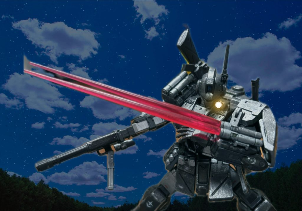 腕部ビームサーベル!