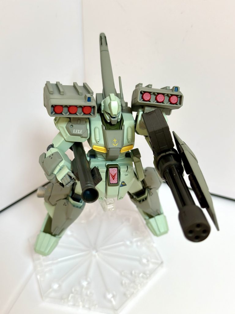 ガトリングシールド装備させて見ました😁機動力低下するけど火力アップです😆