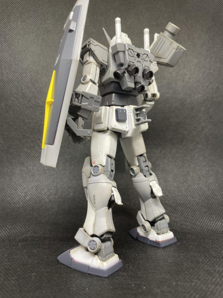 踵の塗り漏れと、シールドのウェザリング忘れを発見💦時間ある時に補修します。