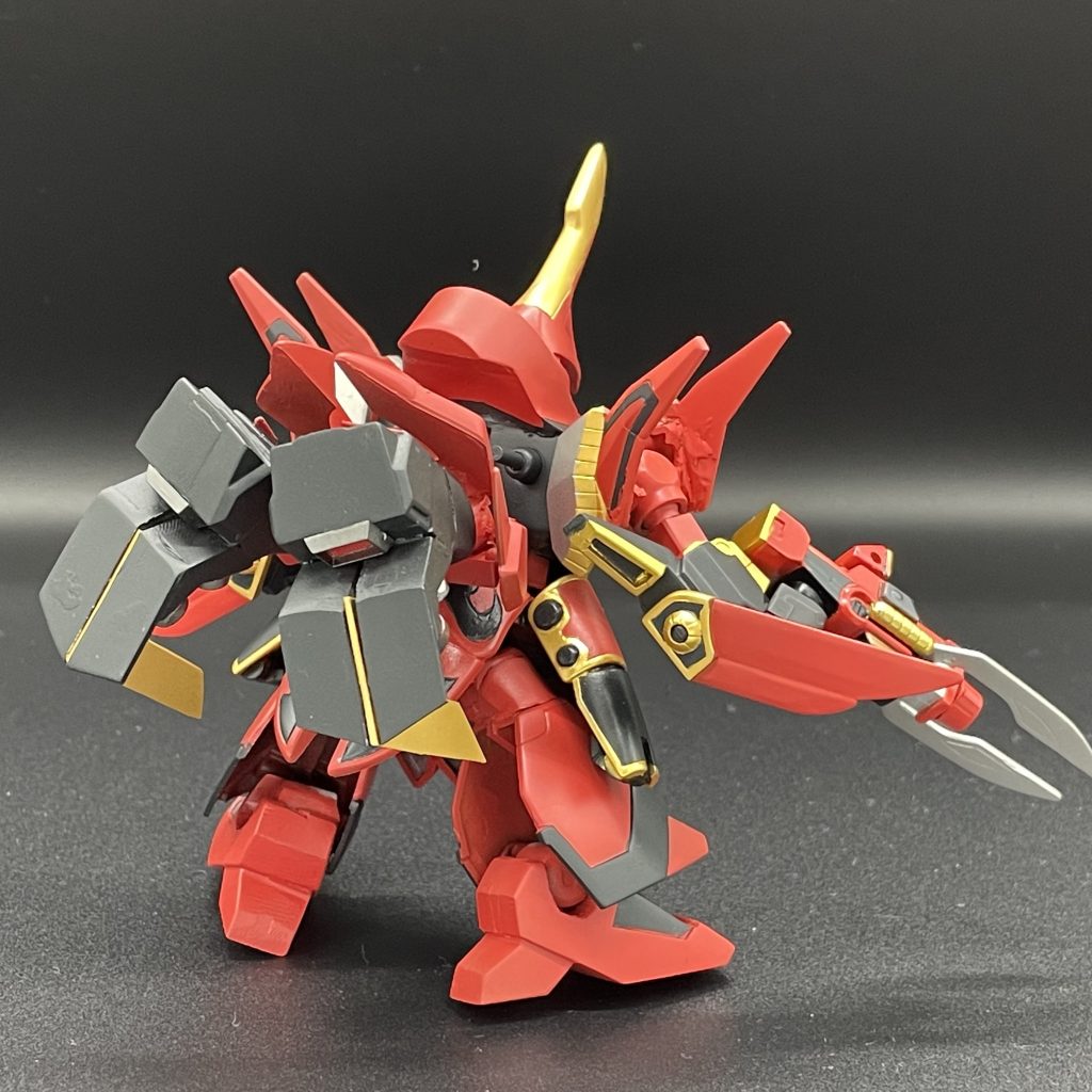 REAR龍将の時に足になるバックパックはかなり大型化しています。