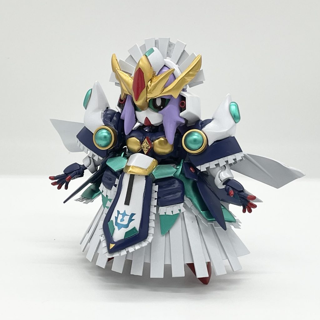 FRONT孫尚香ストライクルージュをベースにプラ板でスカートを作りました。