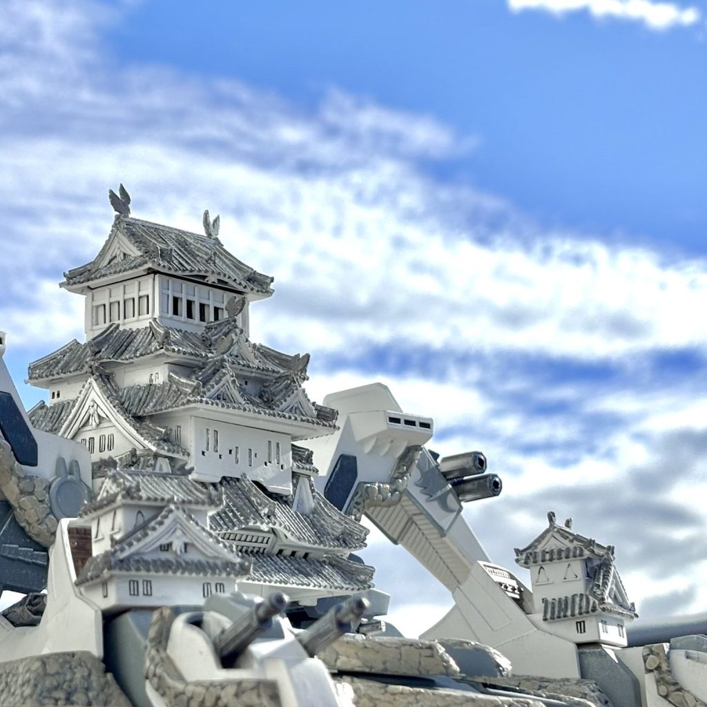 機動天空城趾”白鷺城”｜きこりの切り株派さんのガンプラ作品｜GUNSTA
